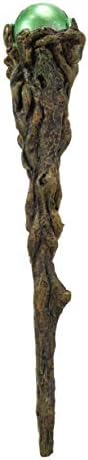 Ebros Magic Wand Greenman with Green Orb Collectible Figurine