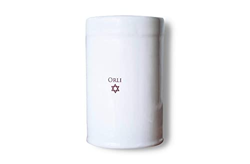 Personalized Bar Mitzvah Gift Bank with Name and Star of David