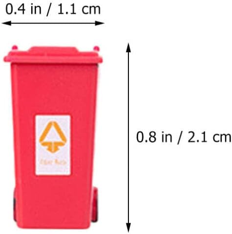 SHINEOFI Miniature Garbage Can 187 Scale Decor