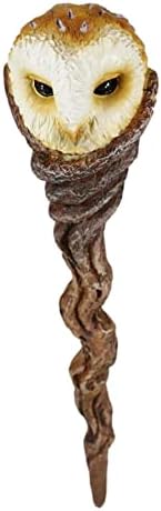 Ebros Magic Wand Wise Owl Of Artemis Decorative Prop