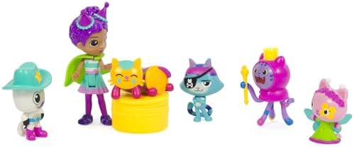 Gabbys Dollhouse Celebration Figures 5-Pack with Surprise Toys