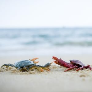 GeminiGenius Crabs Animal Figures for Kids