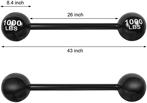 LIYDE Giant Inflatable Dumbbell - Party Decor Costume Prop