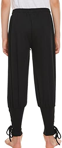 WISHU Medieval Pirate Pants for Boys Kids Halloween Costume