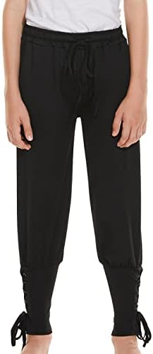 WISHU Medieval Pirate Pants for Boys Kids Halloween Costume