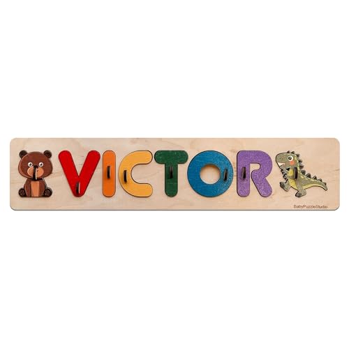 Pabawa 1st Birthday Name Puzzle Wooden Toy