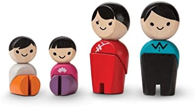 PlanToys Wooden Family Playset 4 Pieces