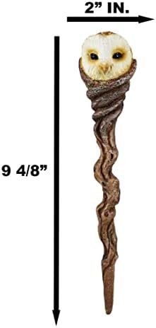 Ebros Magic Wand Wise Owl Of Artemis Decorative Prop