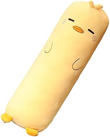 MUPI Long Plush Body Pillow Yellow Duck 27 Inch