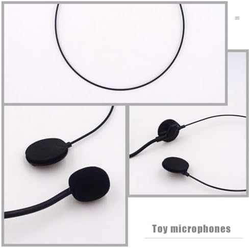 Ciieeo 6pcs Microphone Headset for Kids Cosplay Party
