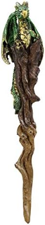 Ebros Magic Wand Aragon Green Dragon