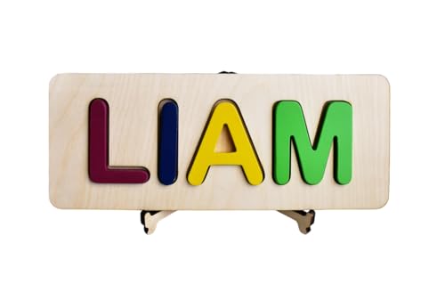 Personalized Wooden Name Puzzle for Toddlers