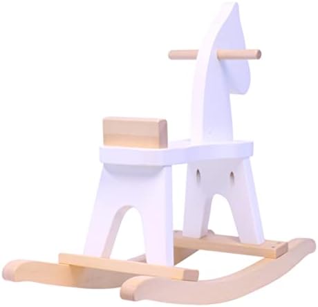 AmishToyBoxcom Wooden Rocking Horse Toddler Ride-On Toy