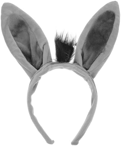 Vaguelly Donkey Ears Headband Costume Prop 1