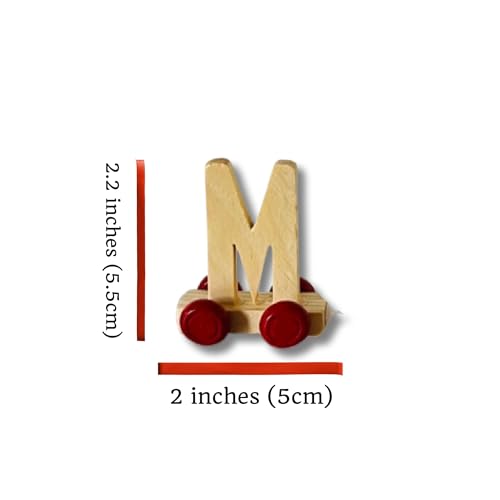Wooden Letter Train with Personalized Name - Baby Room Decor