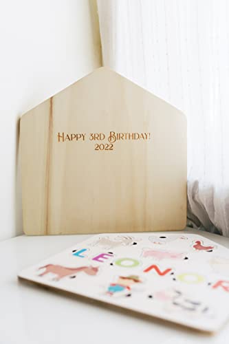 BeGenuine Wooden Name Puzzle for Kids