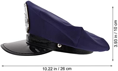 LUOZZY 2Pcs Kids Police Hat Role Play Costume Accessory