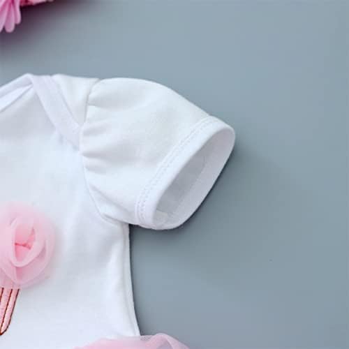 MAIHAO Reborn Baby Doll Pink Crown Dress