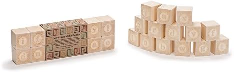 Uncle Goose Lowercase Alphabet Blocks Made in The USA