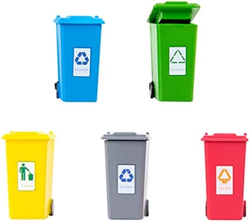 SHINEOFI Miniature Garbage Can 187 Scale Decor