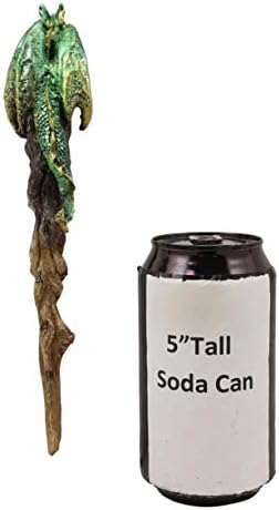 Ebros Magic Wand Aragon Green Dragon