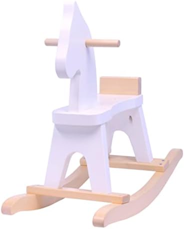AmishToyBoxcom Wooden Rocking Horse Toddler Ride-On Toy