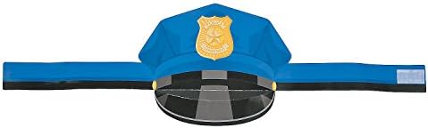 Fun Express Police Hats for Kids Set of 12
