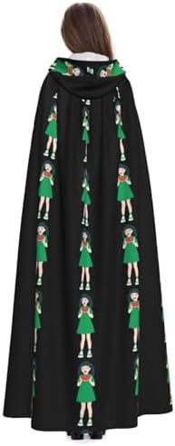 Little Girl Eating Watermelon Halloween Hoodie Cloak