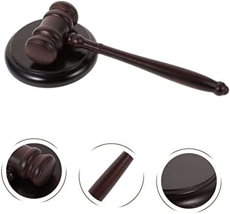 Veemoon Wooden Gavel Judge Hammer for Kids
