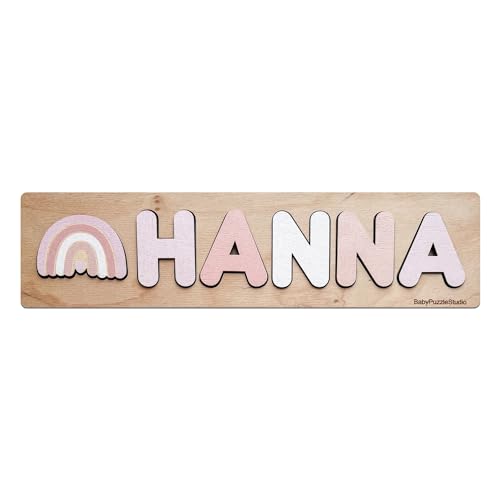 Personalized Baby Name Puzzle With Pegs