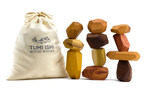 Tumi Ishi 11 Piece Natural Wood Rock Set