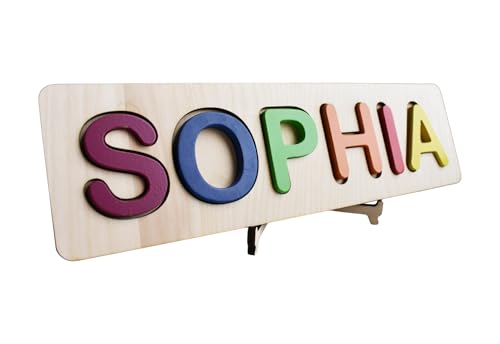 Personalized Wooden Name Puzzle for Toddlers