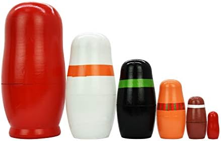HYCLES Handmade Nesting Dolls Set 5pcs for Kids