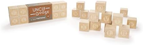 Uncle Goose Uppercase Alphablank Stacking Blocks