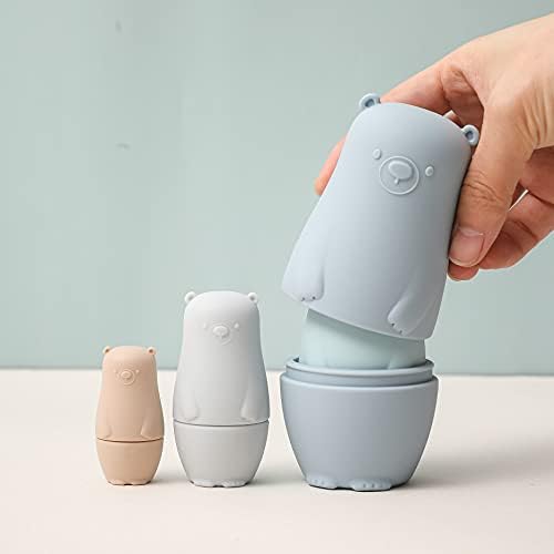 OESSUF Russian Bear Nesting Dolls Montessori Toy Set