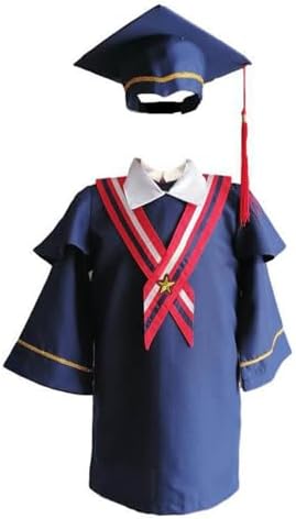 2025 Preschool Graduation Cap and Gown Set for Kids