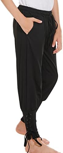 WISHU Medieval Pirate Pants for Boys Kids Halloween Costume