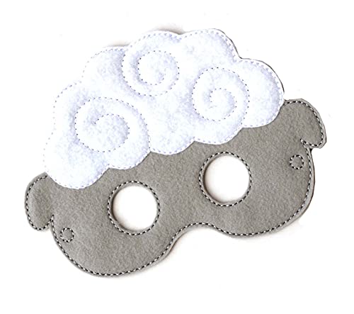 Baby WhatKnots Kids Sheep Felt Face Mask 1