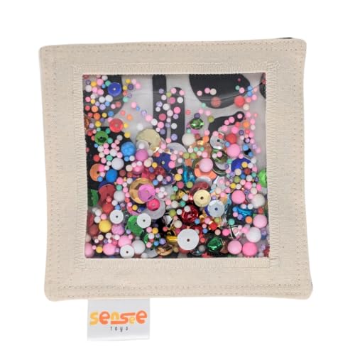 Sensory Toy with Bells Balls and Sequins