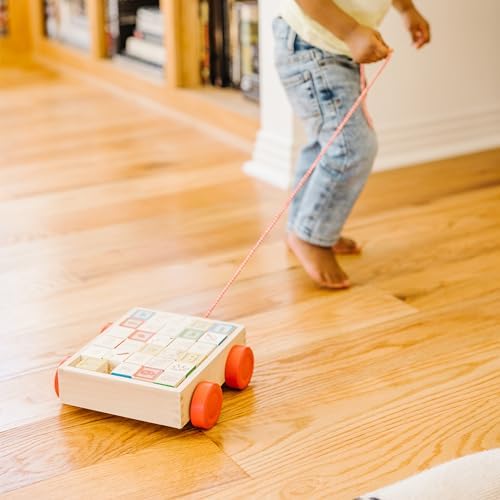 Melissa Doug Classic ABC Wooden Block Set