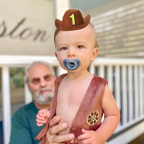 WAWUO 1st Birthday Cowboy Hat for Baby Toddler