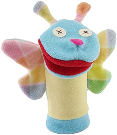 Cate and Levi Butterfly Hand Puppets for Church Movable Mouth Eco-Friendly