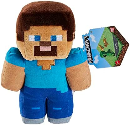 Mattel Minecraft Plush Figures 8-Inch Collectible Soft Dolls for Kids Fans