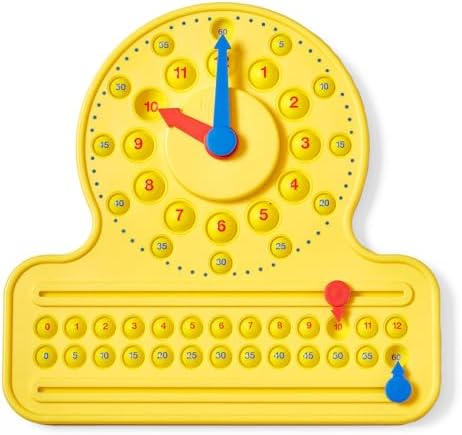Hand2Mind NumberLine Clock Sensory Bubble Popper