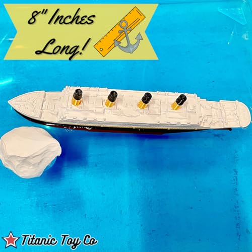 Titanic Bath Boat Toy - 8 Inch Historically Accurate Replica