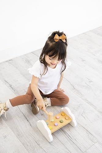 Pearhead Montessori Hammer Bench Toy for Ages 1