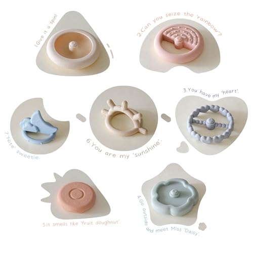 Moonkie Stacks of Circles Teething Toy Set