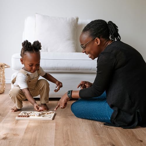Wee Gallery Bugs Wooden Puzzle Tray for Kids Age 2-4