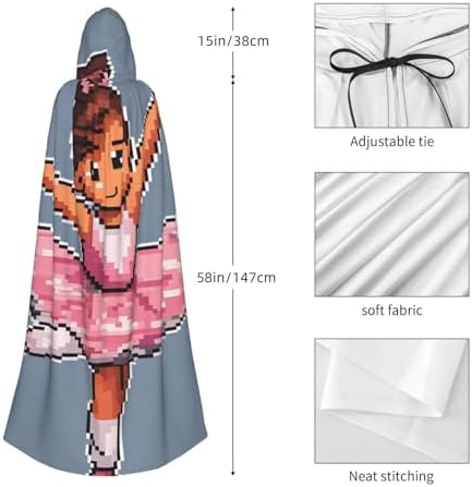 Little Ballerina Hooded Cloak for Halloween Costumes