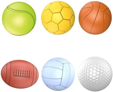 ROHSCE Baby Sensory Balls 6 in 1 Soft Rubber Toy Set